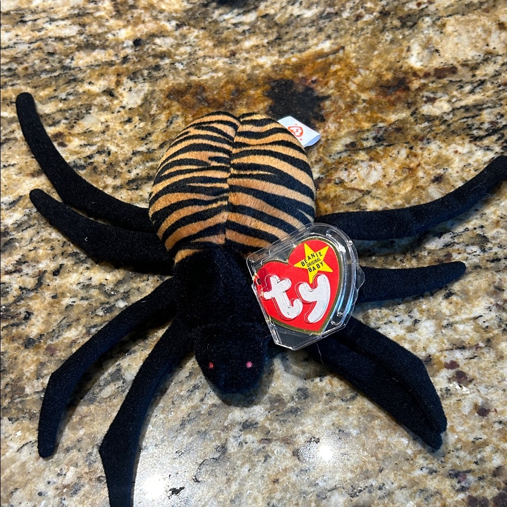 Ty 1996 Rare Spinner Spider Plush Toy